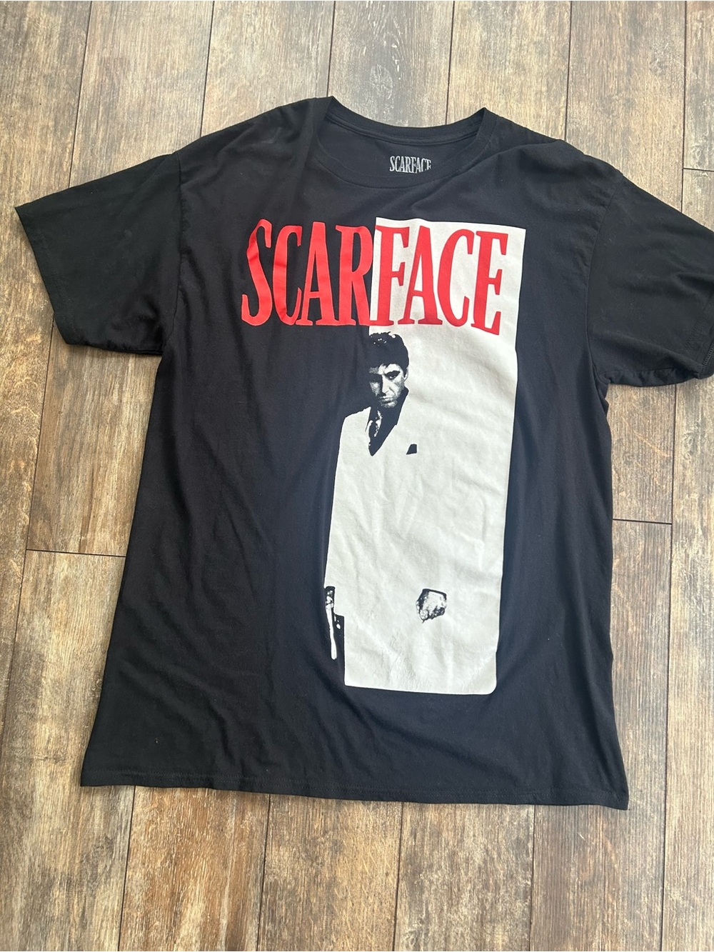 Scarface Graphic Tee - Black with Red Logo